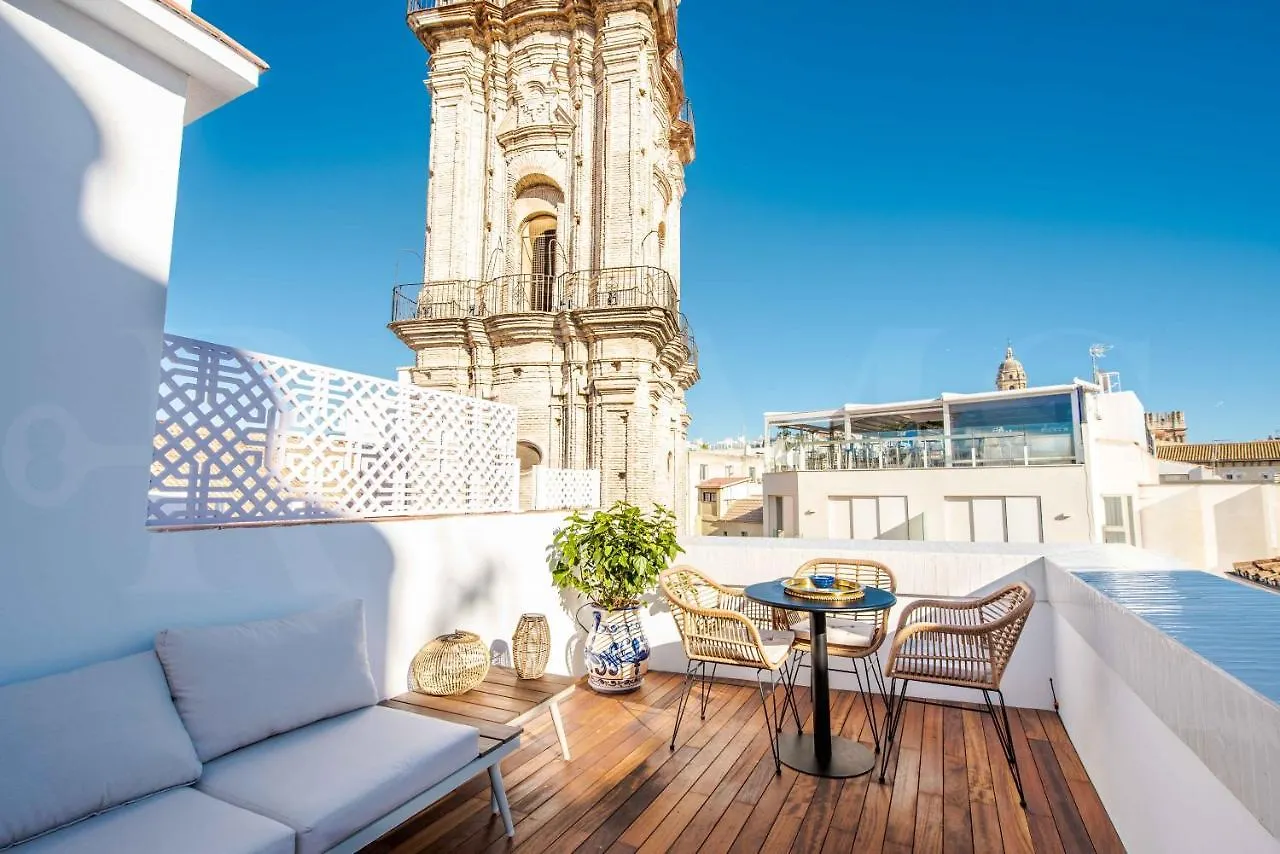 Duplex With Private Rooftop & View On San Juan Church By Rems Malaga Spain